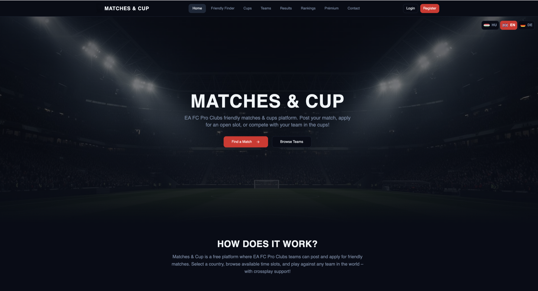 Matches & Cup